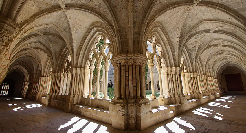 cloister columns and arches