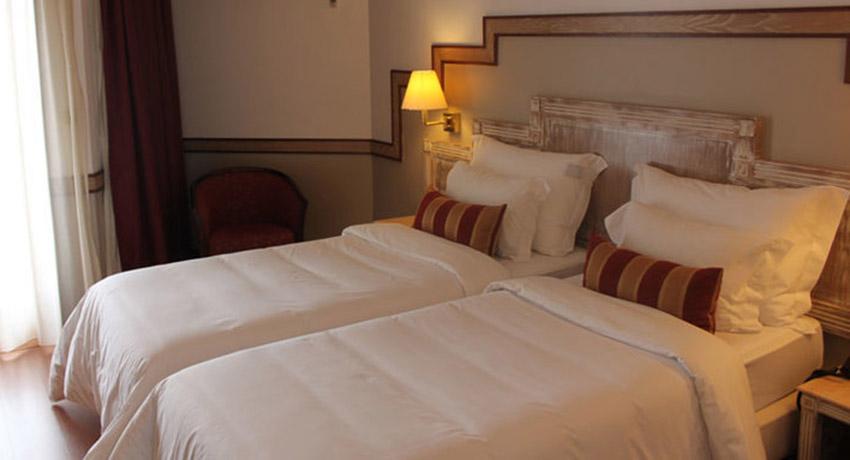 hotel beds on Portuguese Camino in Esposende