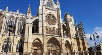 Cathedral of Leon on el Camino de Santiago
