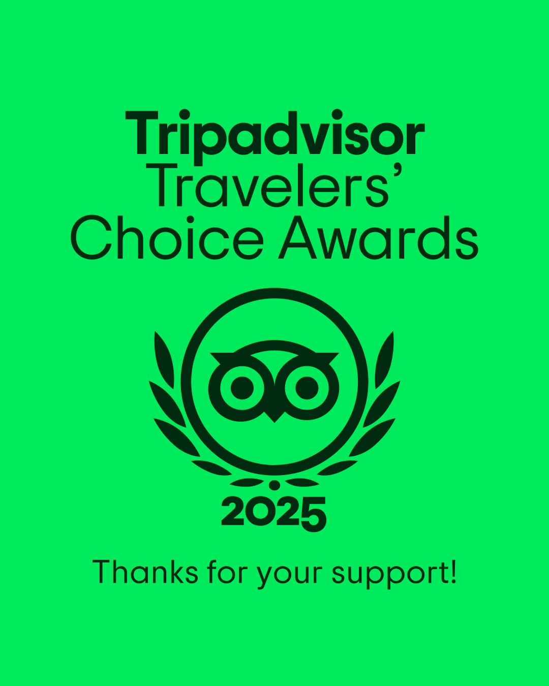 Tripadvisor Award 2025