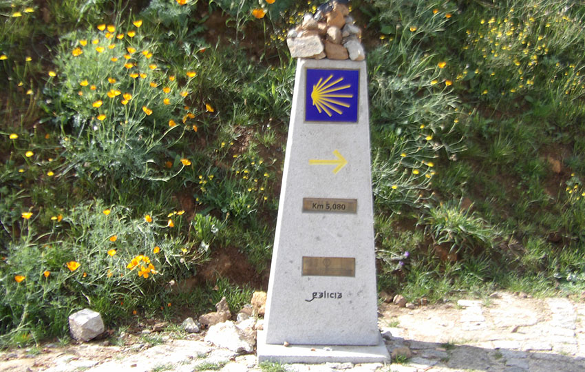 camino marker