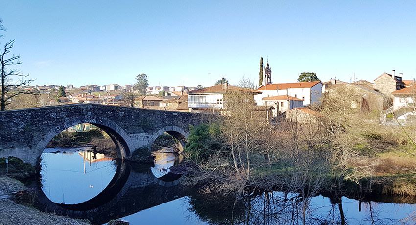 bridge over french Camino