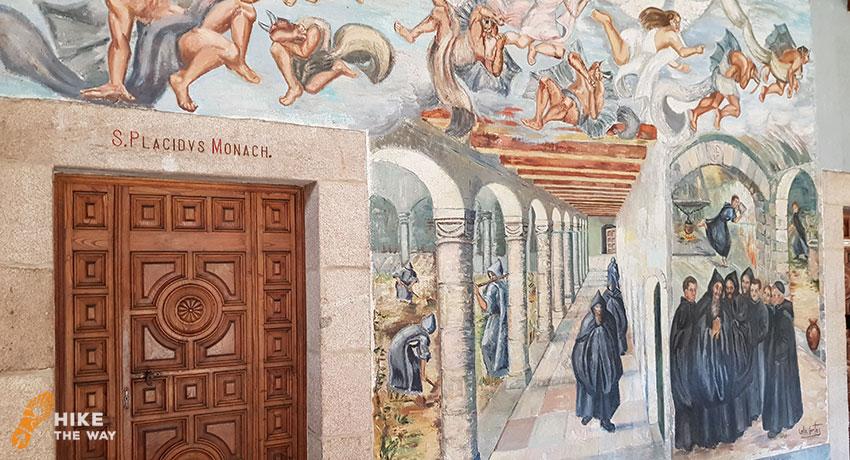 samos monastery wall mural