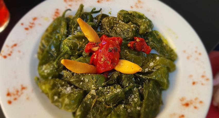 Famous peppers in Padron on the Portuguese Camino