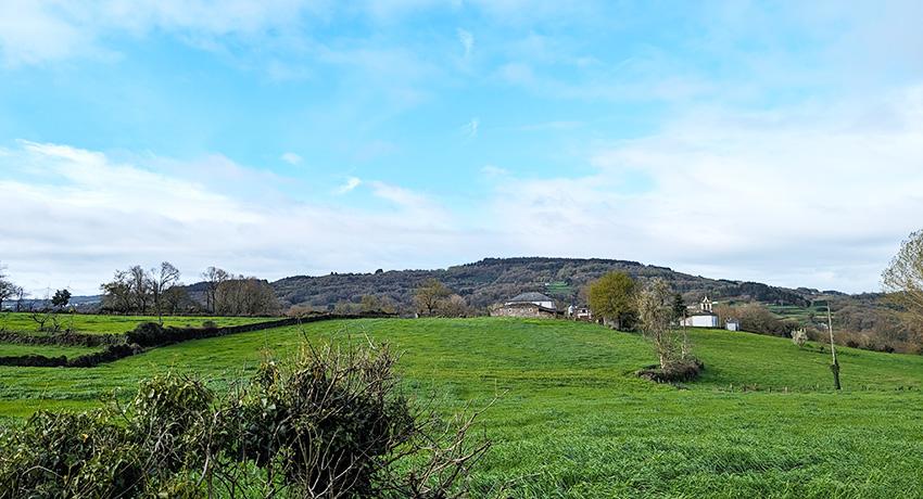 beautiful landscape on the Camino de Santiago