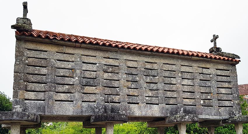 stone granary on the Camino