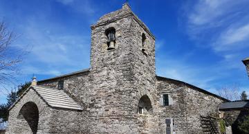 Santa Maria Real church in o cebreiro