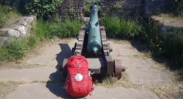 backpack by cannon on the camino